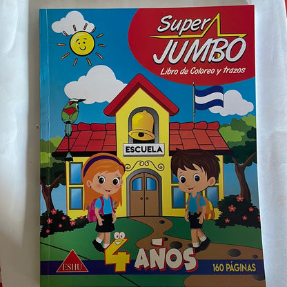 Libro de coloreo y Trazos Super Jumbo