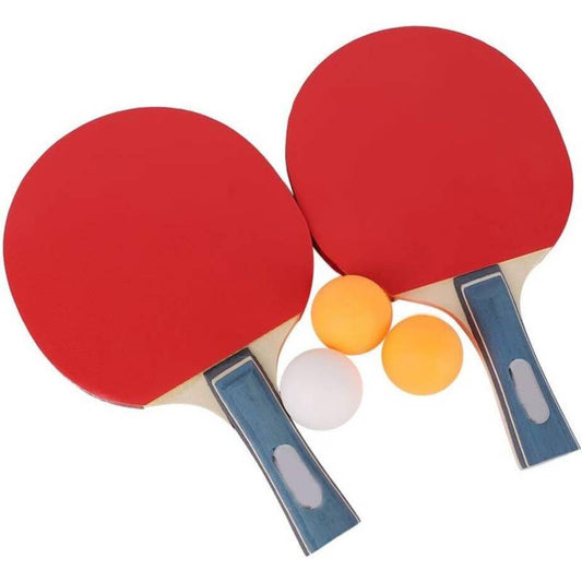 Raquetas de ping pong (2 raquetas y 3 pelotas)