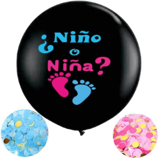 Globos Negros Revelacion de Genero