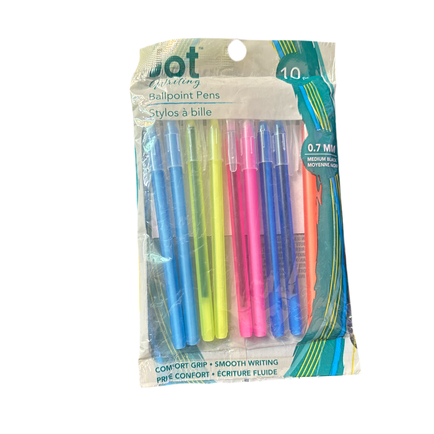 Lapiceros JOT Fluorescentes  Bolsa de 10pc