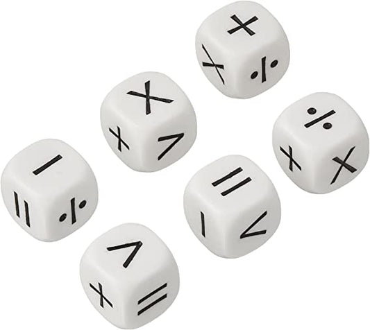 Set Juego de Dados Matematicos (6 unidades)