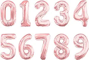 Set de Numeros Inflables para Cumpleaños 0-9 de 16" Pulgadas