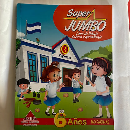 Libro de coloreo y Trazos Super Jumbo