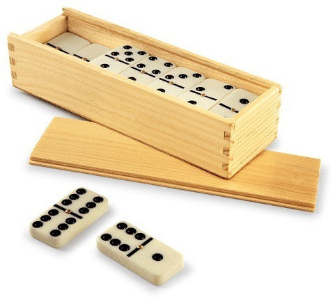 Juego de Dominos Caja de Madera