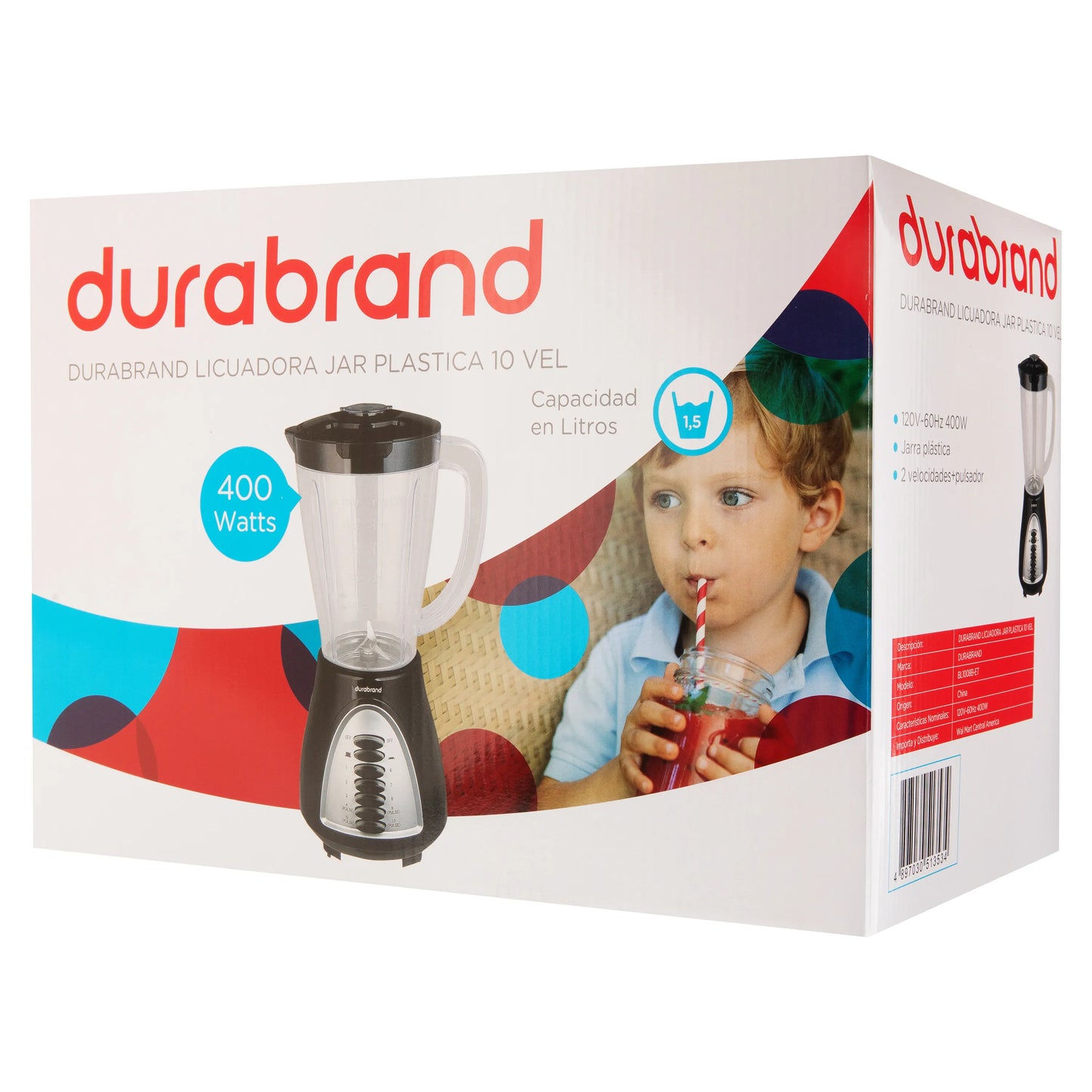 Licuadora DuraBrand 400 watts