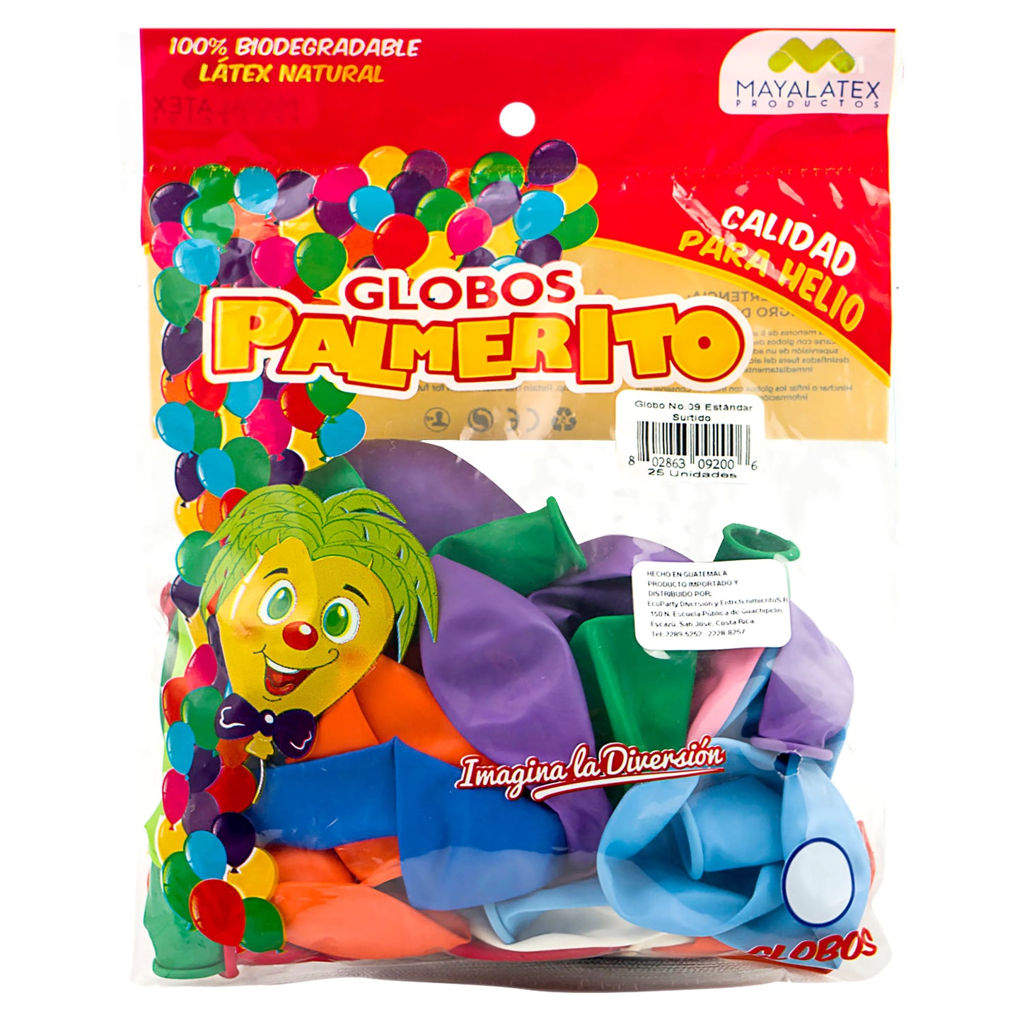 Globos Vejigas  Palmerito #9 (bolsa 100 u)