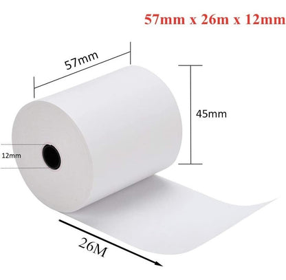 Rollo de Papel Termico Para Impresora   Pos 58mm