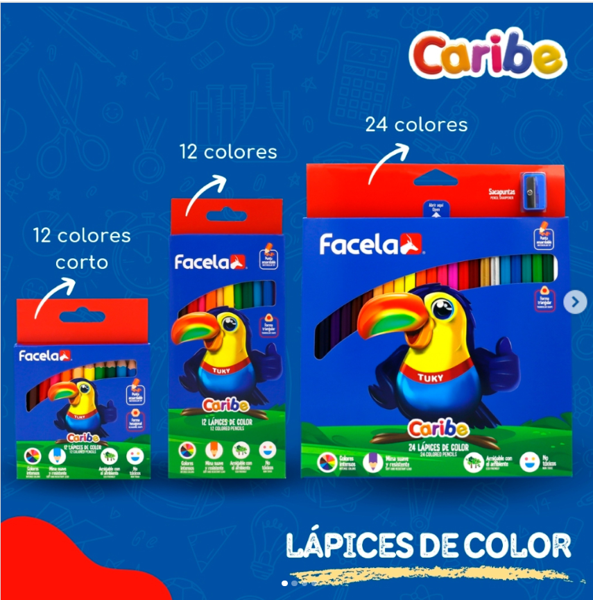 Lapiz de Color CARTON Facela