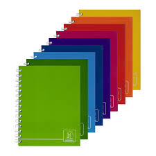 Cuaderno Espiral 11 Doble Anillo 70 hojas Tamaño Mediano