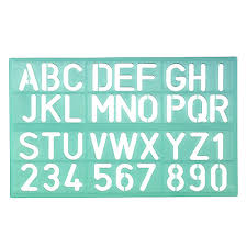 Molde de letras XL plastico abecedario