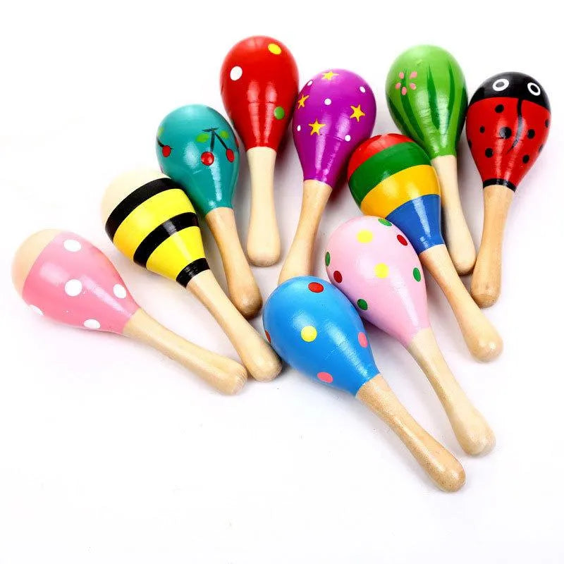 Mini maracas de Madera Par