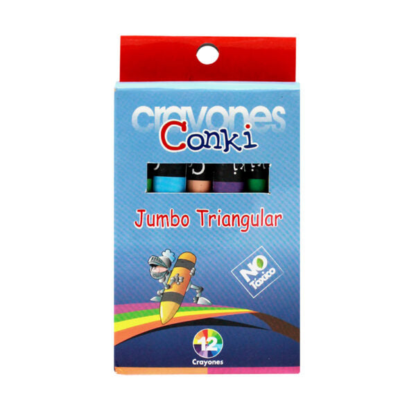 Crayones Triangular Jumbo  Conki